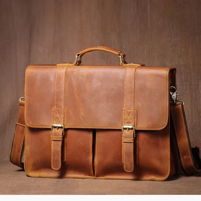 leather laptop bag