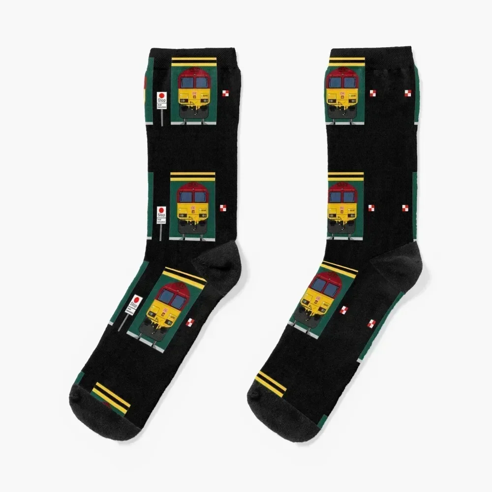 

CLASS 66 LOCOMOTIVES Socks Argentina bright garter Men's Socks Luxury Women's