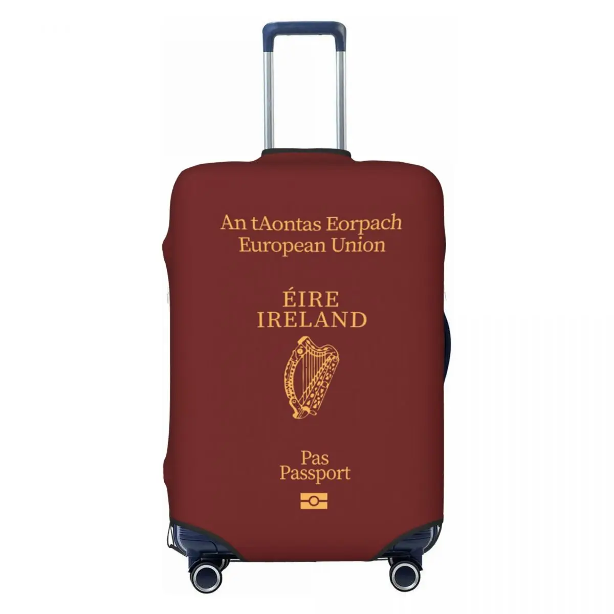 

Custom Ireland Passport Luggage Cover Funny Suitcase Protector Covers Suit For 18-32 inch
