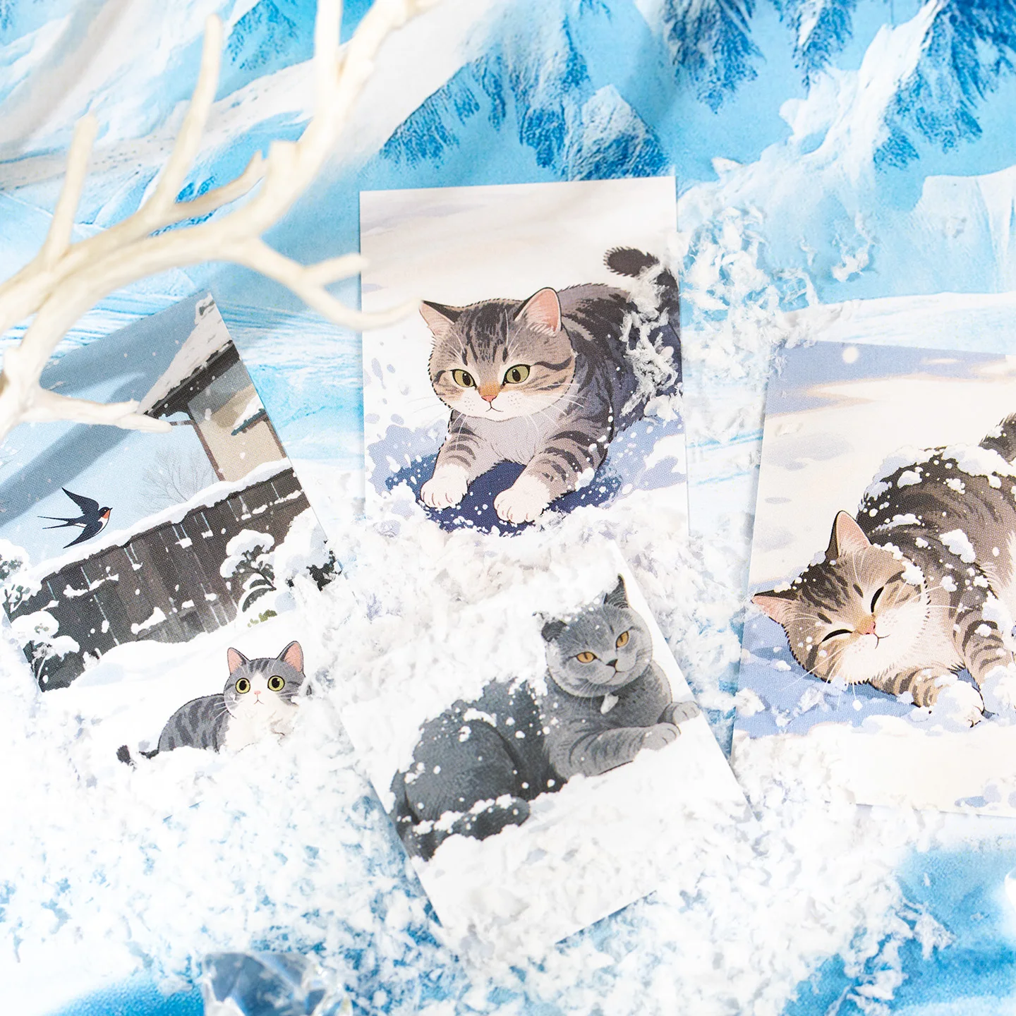 

50 листов Meow Meow Series Kawaii мини-наклейка книга креативный коллаж мусорный журнал DIY скрапбук эстетика канцелярские наклейки