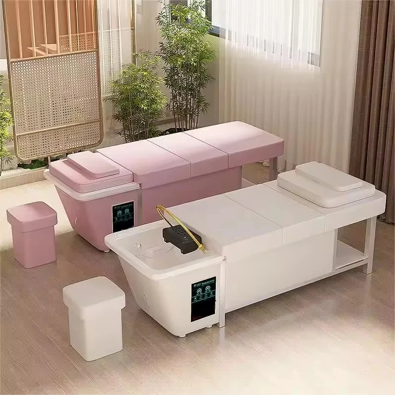 Head spa Bed Luxury Beauty Massage Salon Bedside massage spa bed head spa shampoo bed