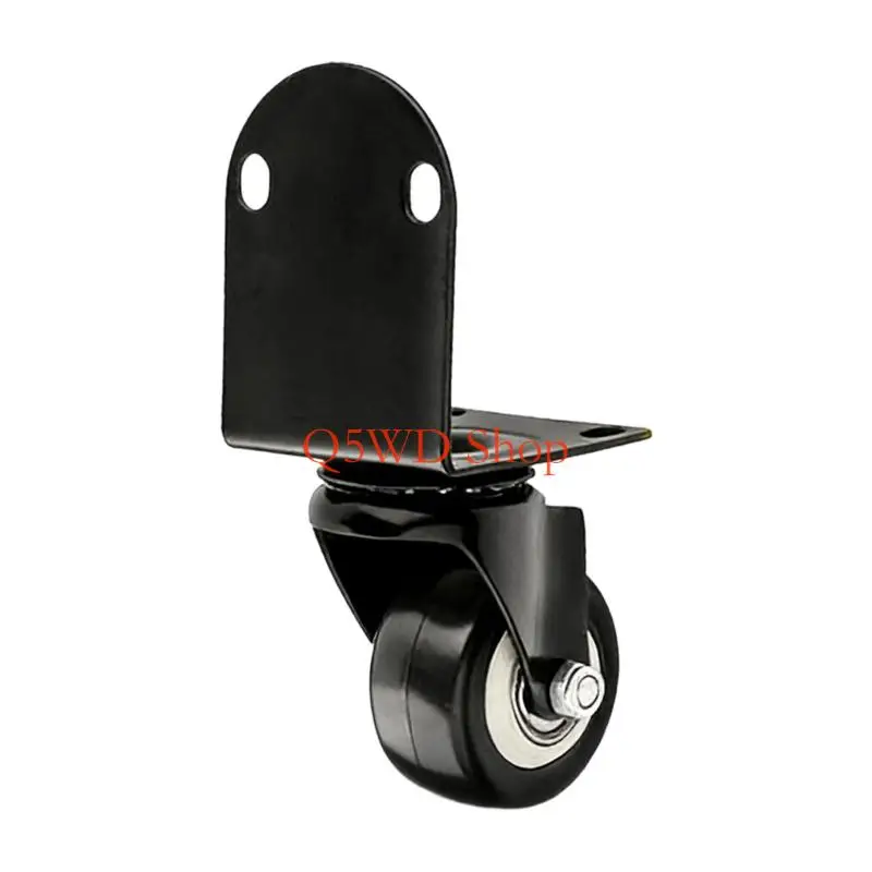 Q5WD Suitcase Replacement Wheel Universals Right Angles Fixed Casters Quiet Swivels Casters For Office Chairs Luggage