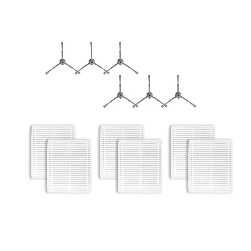 A50Q-Robot Vacuum Replacement Parts Fit For Lubluelu L20 Robot Vacuum Mop Combo Brush Mop Pad Filter Kit