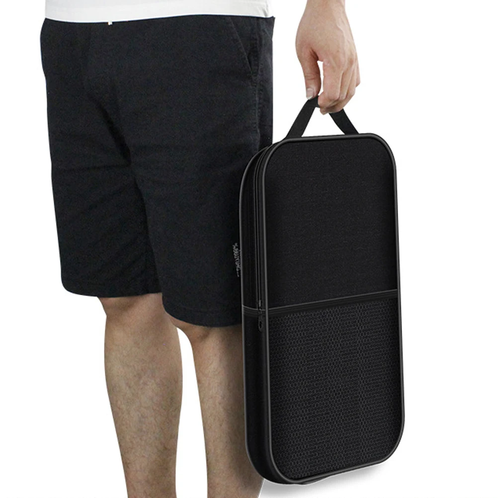 

Ball Racket Case Waterproof Portable Multi function Oxford Cloth Bag Black Backpack Protective Cover Outdoor Sports Games