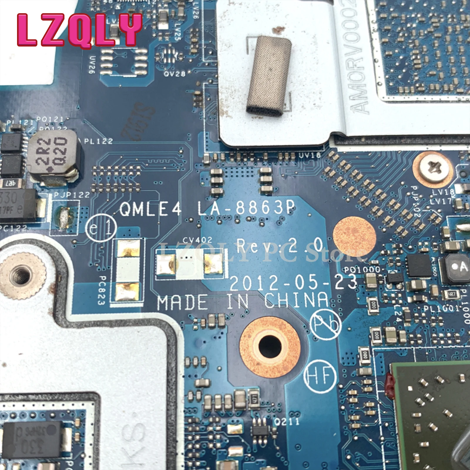 LZQLY For Samsung NP355 NP355C4C NP355V5C LA-8863P QMLE4 BA59-03567A BA59-03567B Laptop Motherboard Socket FS1 HD7600M GPU