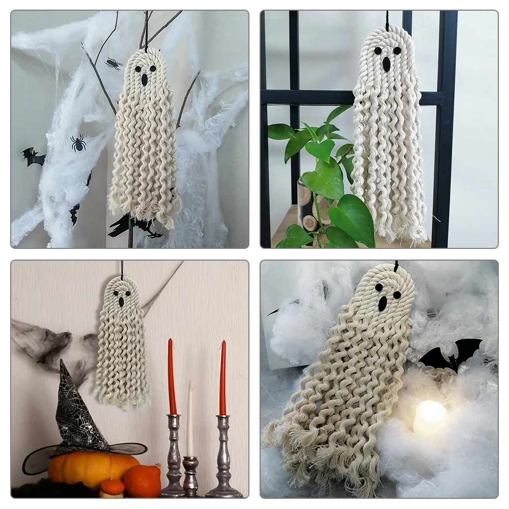 

Hanging Ghost Wall Decor Classic Halloween Pendant Creepy Haunted House Ghost Scary Party Hanging Decoration Halloween Prop