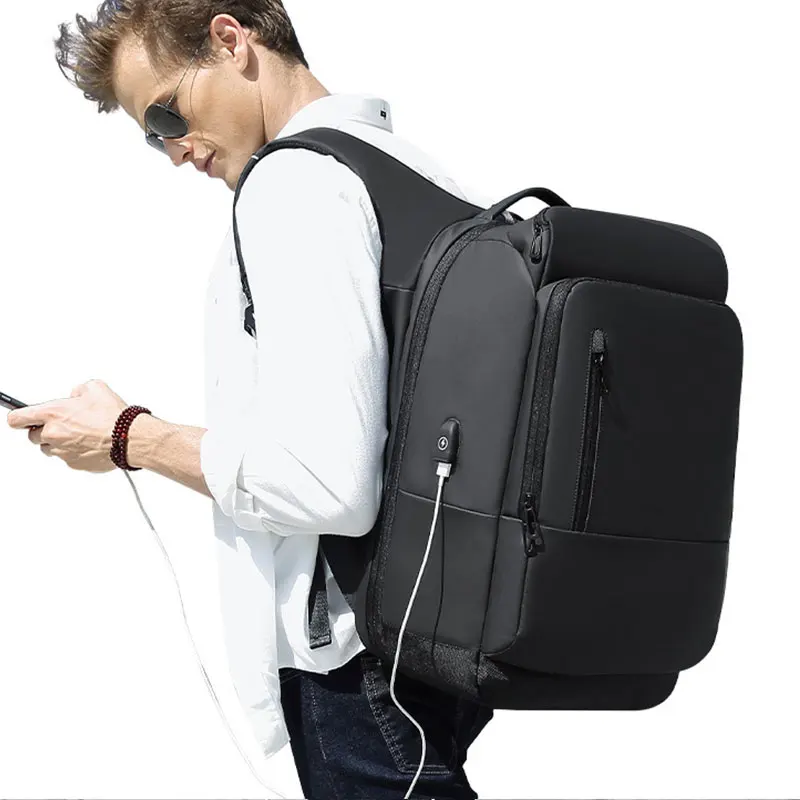 

Новый мужской рюкзак большой емкости, водонепроницаемые мужские рюкзаки для работы и деловых поездок, сумка для ноутбука 15,6 дюйма, многофункциональный дорожный рюкзак