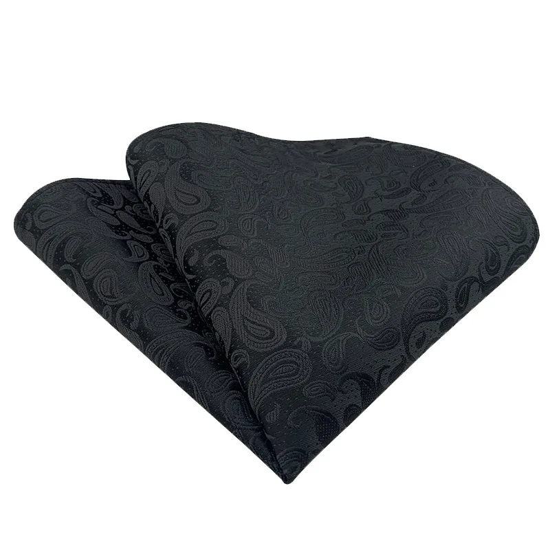 แฟชั่นผู้ชาย Pocket Square Kerchief ผ้าพันคอ Neckerchief เสื้อชุดอุปกรณ์ตกแต่ง Pocketing Hankerchief Man ผ้าพันคอของขวัญ