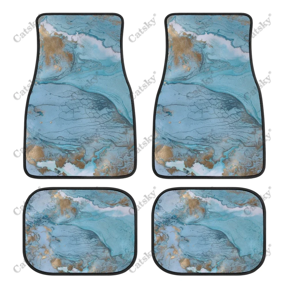 

marble pattern Car Floor Mats Interior Accessories 4PCS Protection Anti-slip Suitable for Cars SUV Pattern Custom Floor Mats