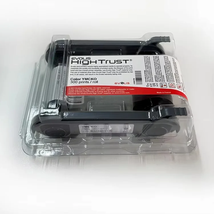 For Original 300 print Evolis priacy/Zenius full panel YMCKO color ribbon