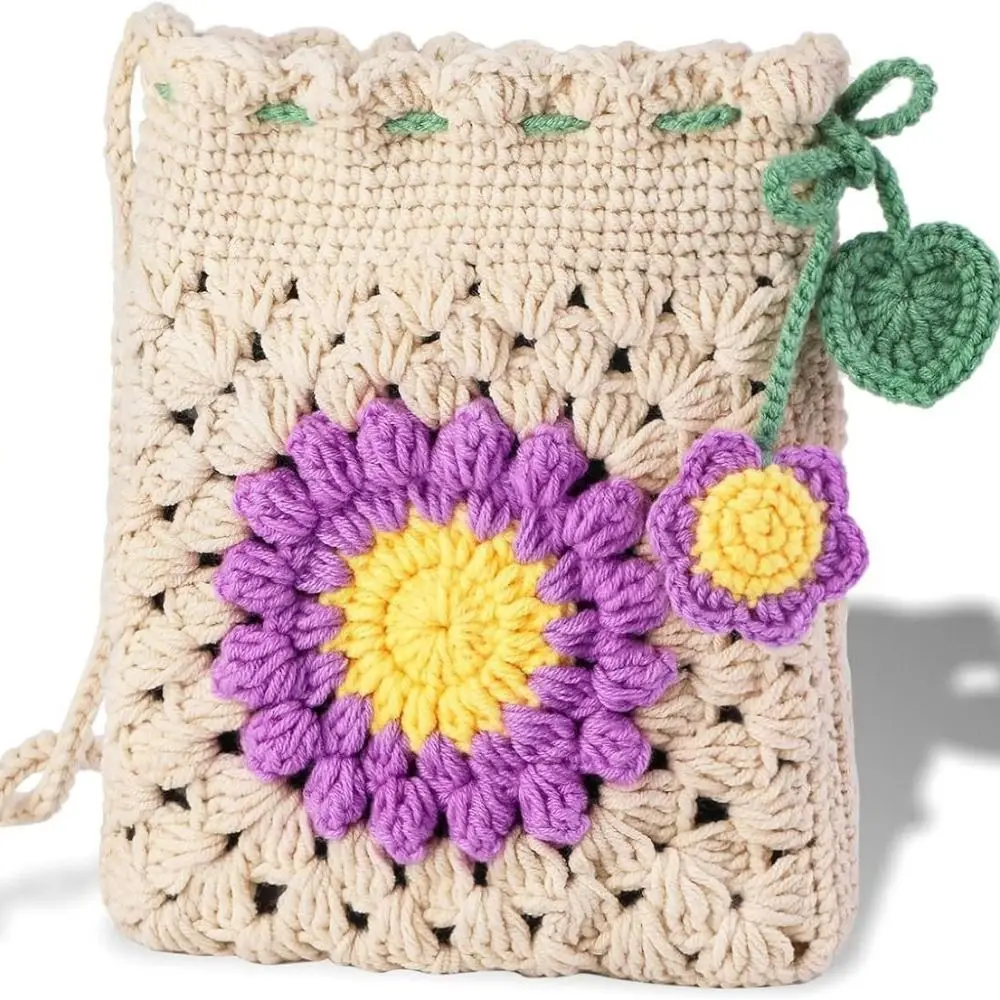 

Funny DIY Bag Craft Kits Knitting Handmade Material Package Crochet Set Crochet Lovers