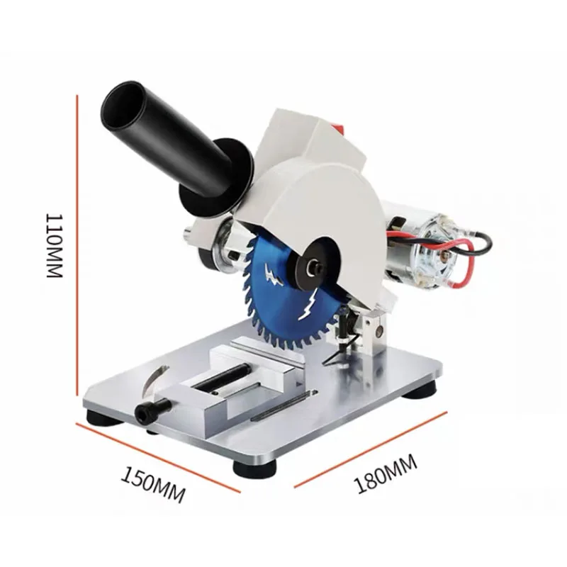 Imagem -02 - Multi-funcional Micro Máquina de Corte Serras de Alumínio Pequenas Desktop Precision 45 Graus 795