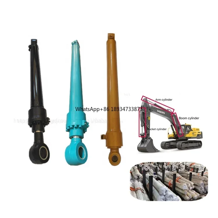 Guangzhou Hydraulic cylinder manufacturer, excavator oil cylinder arm boom bucket cylinder