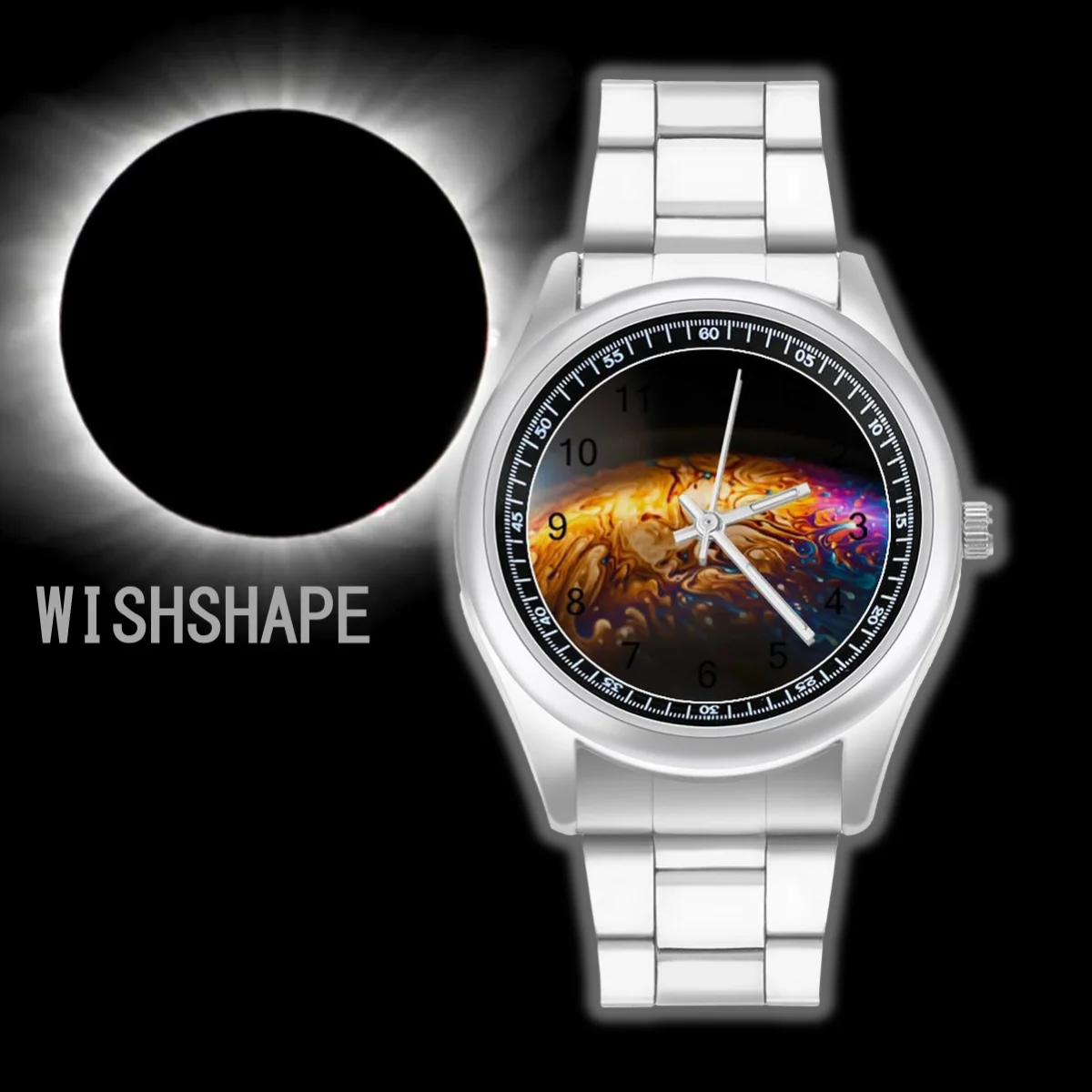 Solar Quartz Watch Cheap Colored Wrist Watch Stainless Men Fitness Design Wristwatch