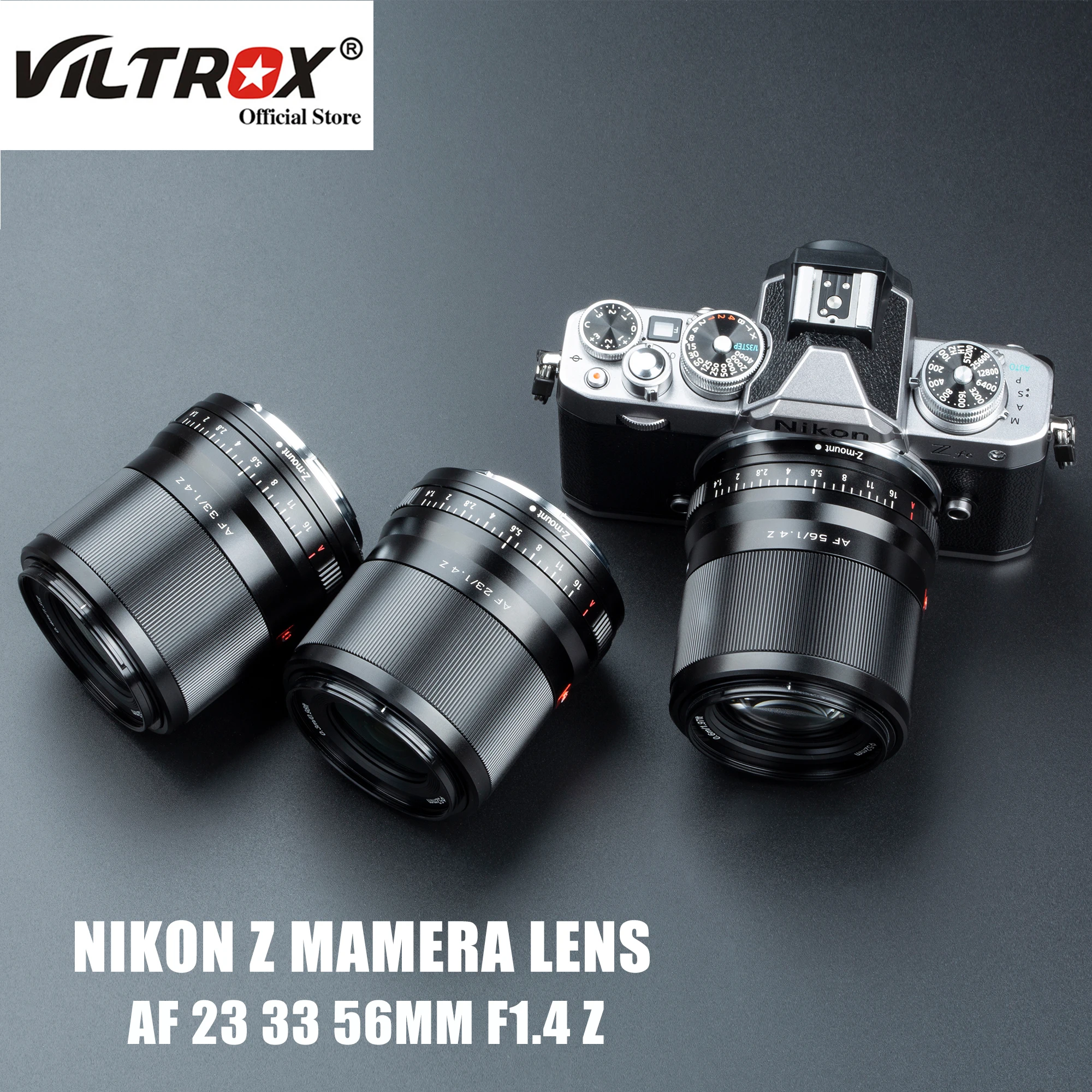 Viltrox 13mm 23mm 33mm 56mm F1.4 Auto Focus Large Aperture Portrait Lens Wide Angle Lens Vlog for Nikon Z Mount Camera Zfc Z50 Z