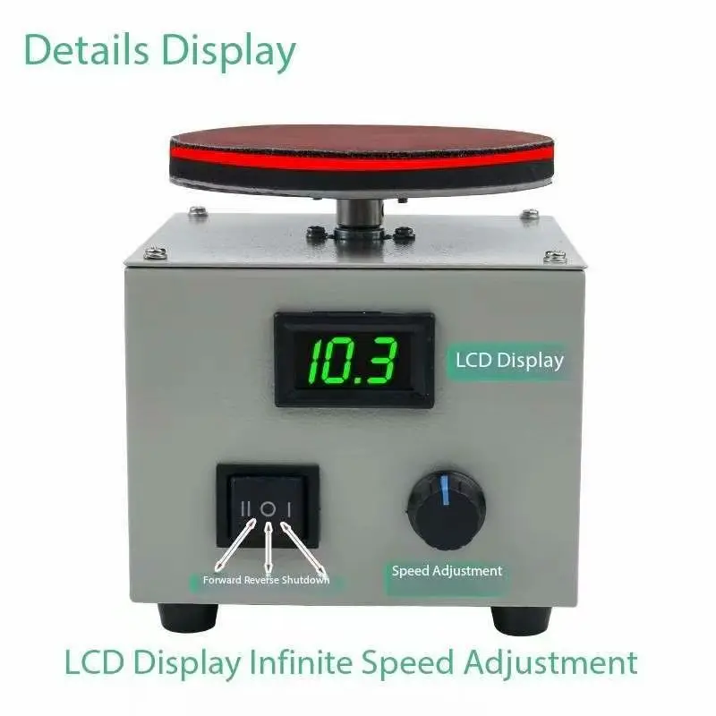 

4/5/6 Inch Small Grinding Machine, Sandpaper Disc Table Grinder, Electric Multi-Function Polishing Machine, Polishing Machine