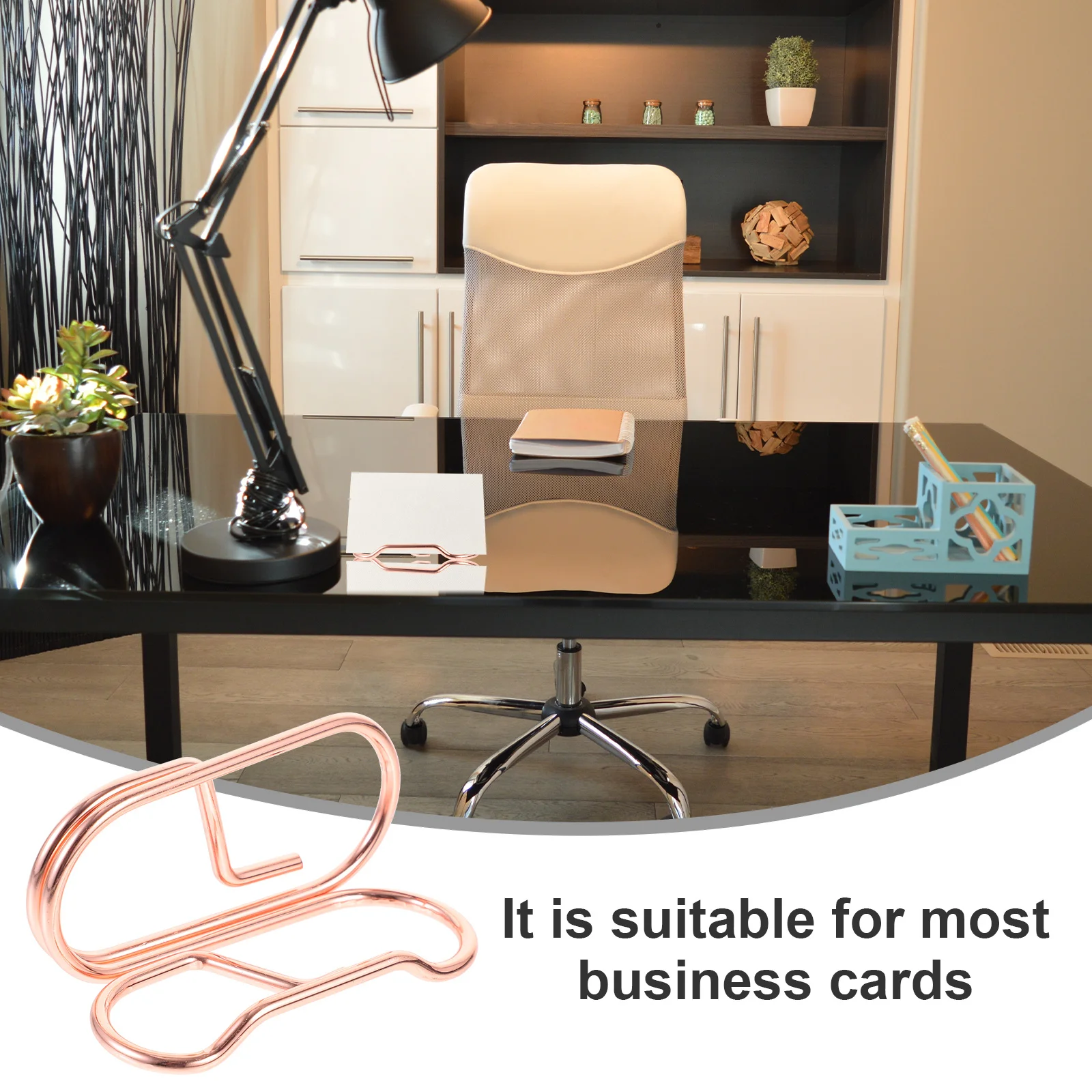 

Business Holder Metal Desktop Organizer Stand For Desk Name Card Storage Rack Business Card Holder For Desk