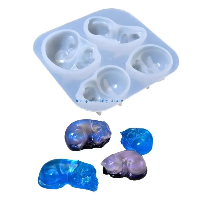 

U90E Silicone Animal Shaped Mold for DIY Enthusiasts Aromatherapies Mould