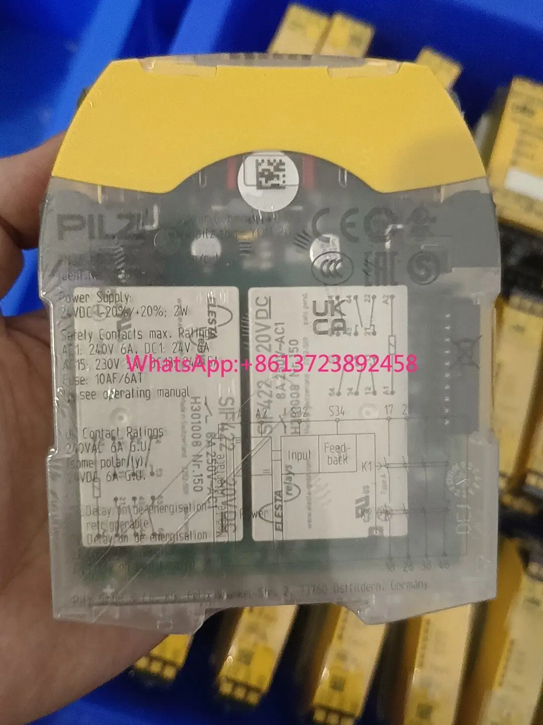

Pilz 750109 safety relay Germany new in stock
