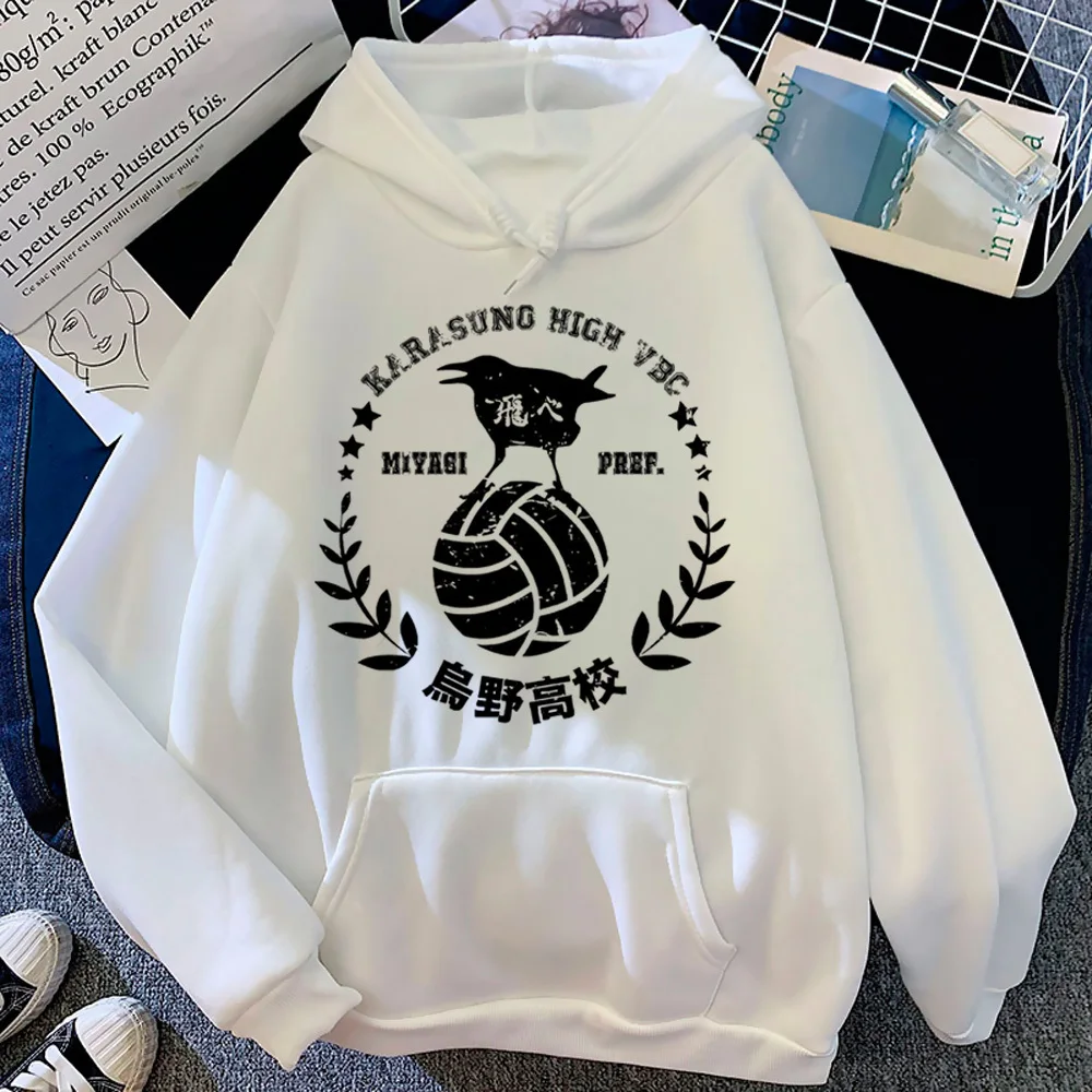 Sweat à capuche Haikyuu Anime pour adolescents, vêtements de loisirs athlétiques pour femmes, survêtements en tissu doux, motif tendance