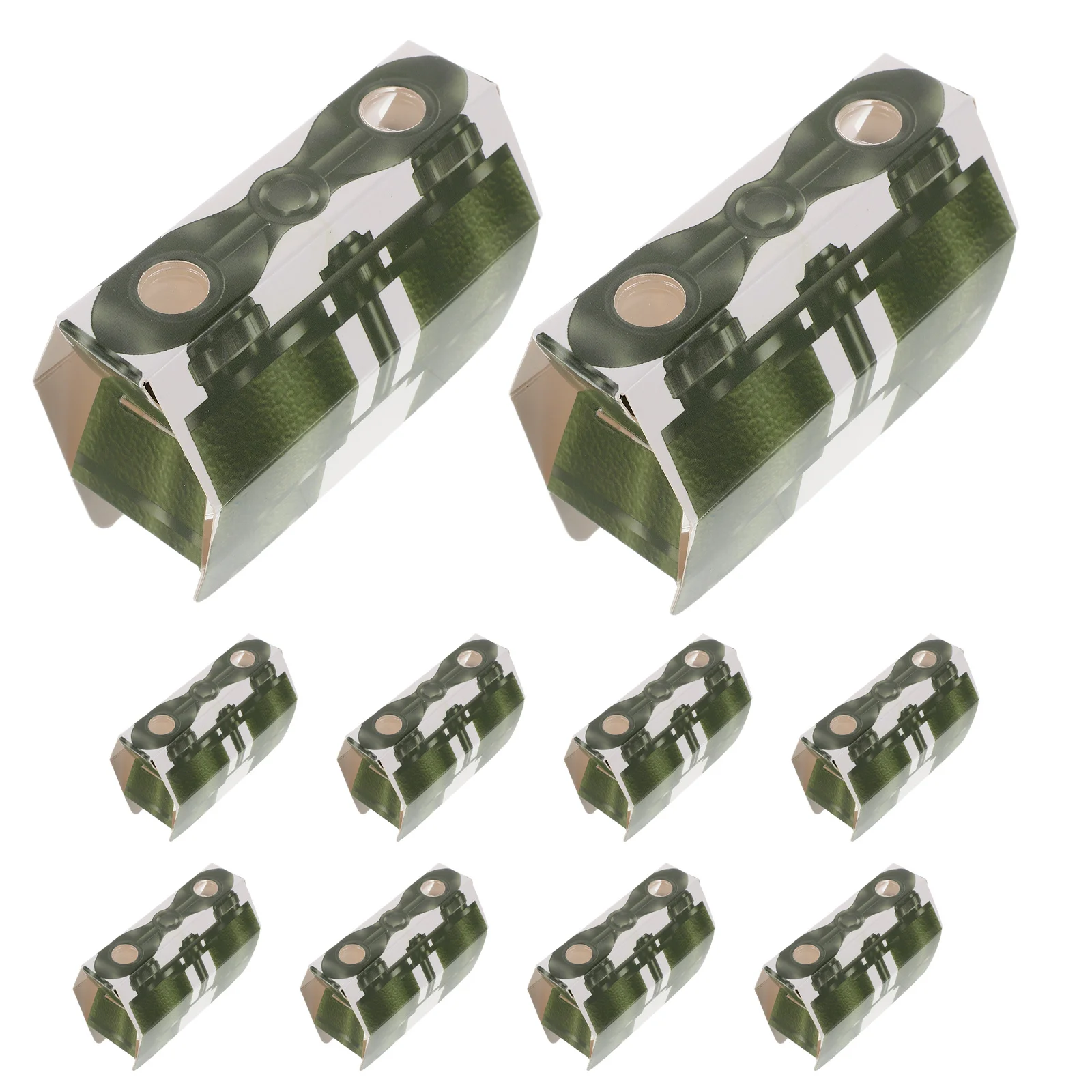 10 قطع من ورق الأطفال التعليمي للاستكشاف في الهواء الطلق خفيف الوزن يمكنك صنعه بنفسك لطبيعة الأطفال #2