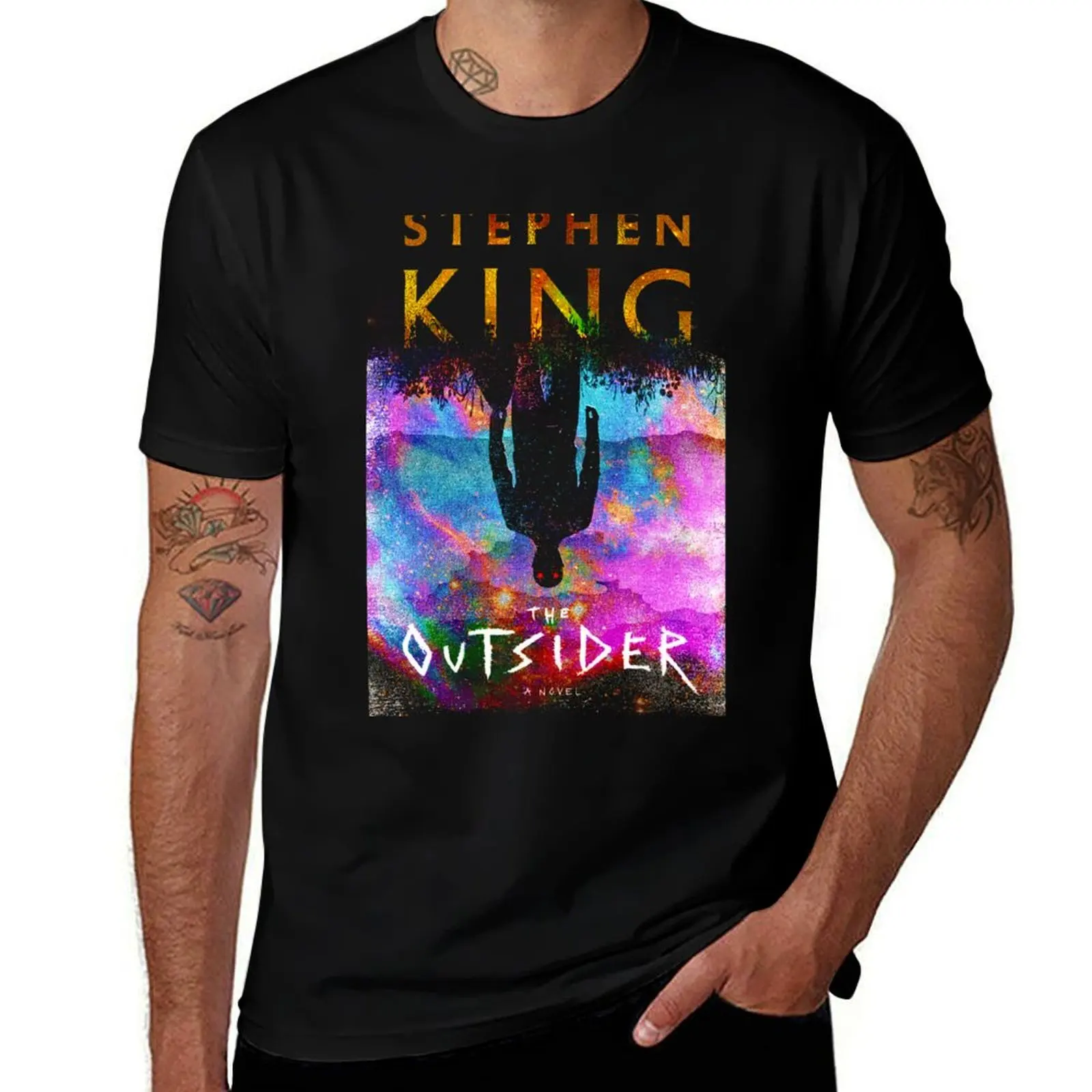 

the outsider king galaxy T-Shirt cotton tshirt 100% t shirts for man graphic tees funny t shirts dark humor T-shirt