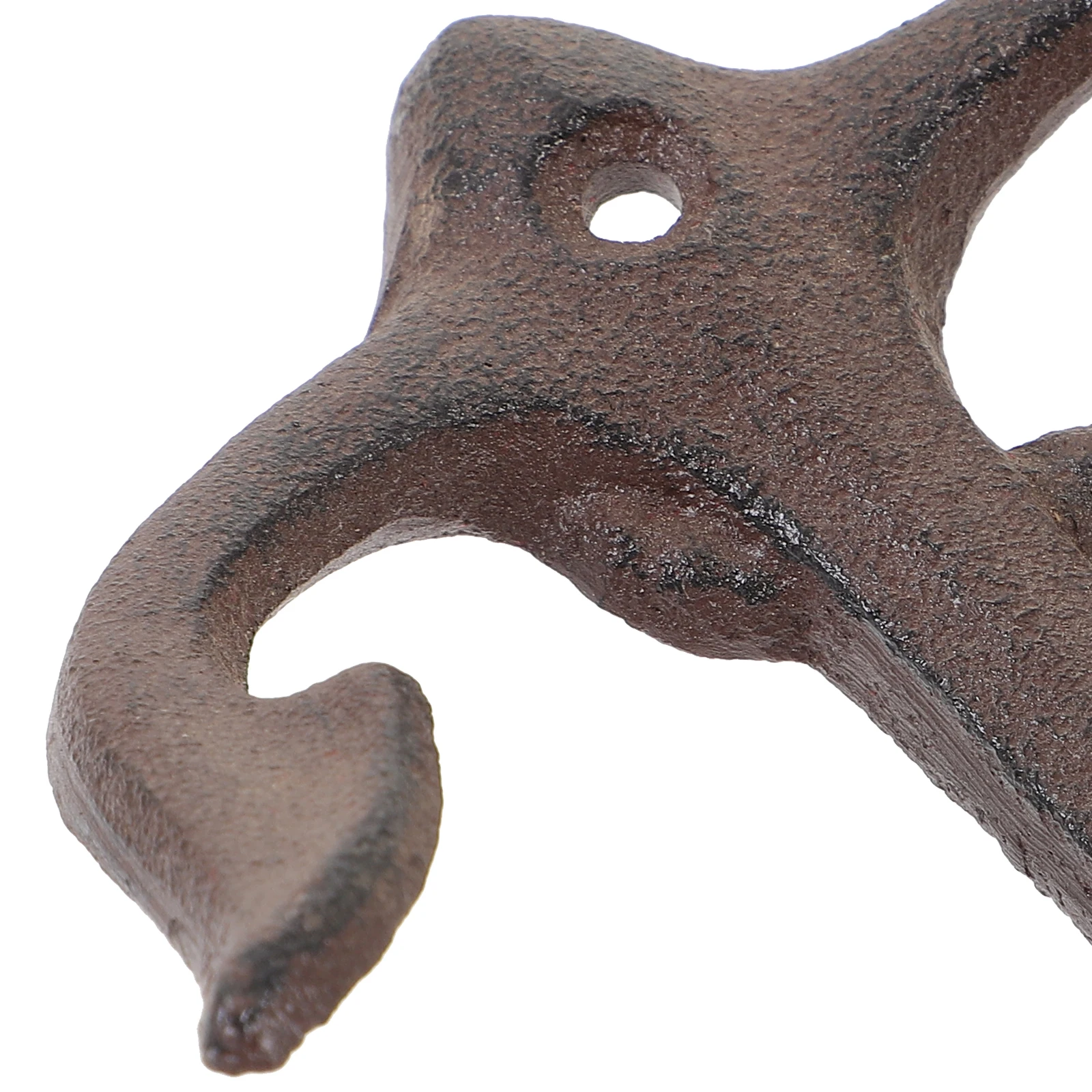 

Rustic Cast Iron Wall Hooks Anchor Hangers Vintage Nautical Decor Heavy Duty Long Body Storage Hat Rack Sundries Hanger