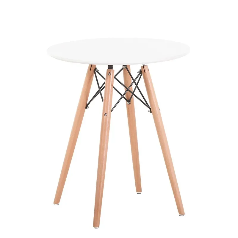 

Современный простой обеденный стол для домашнего стола из цельного дерева