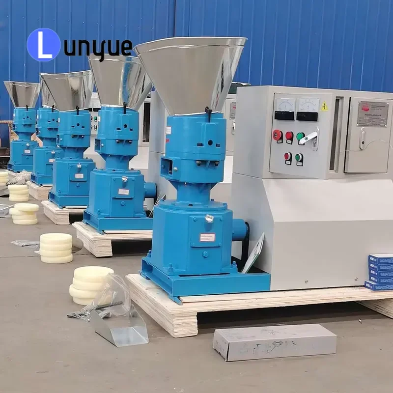 1000kg/h Industrial Animal Feed Pellet Machine Pelletizer for Livestock Poultry Farming High Efficiency Durable