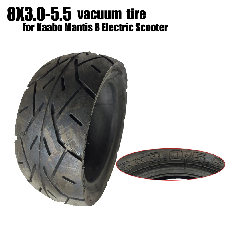 Pneus sem câmara para skate elétrico, pneu Mantis, peças de scooter, 8x3.0, 8x3.0, Kaabo Mantis8 vácuo, acessórios