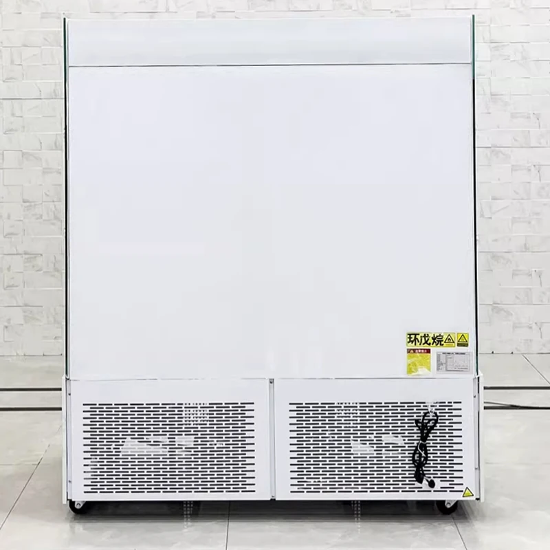 New Bakery Pastry Stand-Up Refrigerator Commercial Cake Fruit Preservation Refrigerated Display Cabinet LED Lighting Customized