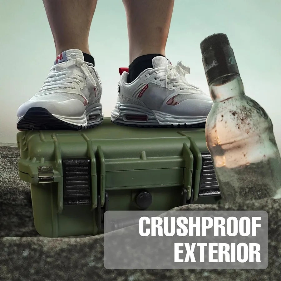 14x11.5x6.5 بوصة حافظة صلبة المحمولة الطقس مقاوم للماء حافظة كاميرا واقية مع رغوة قابلة للتخصيص مصممة لكاميرا الطائرات بدون طيار