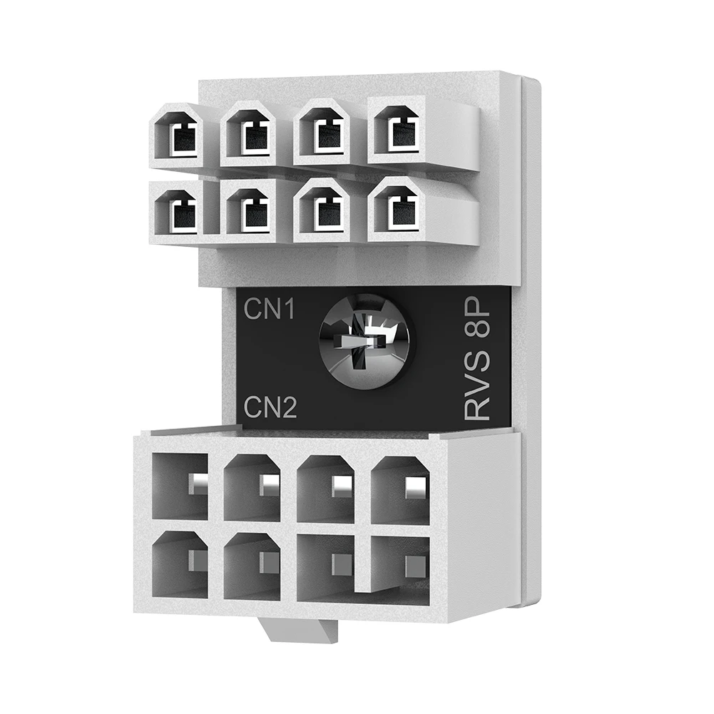 Adattatore di alimentazione da 180 gradi a 8 pin Accessori per computer desktop Adattatore a forma di U da 8 pin femmina a 8 pin maschio per scheda grafica