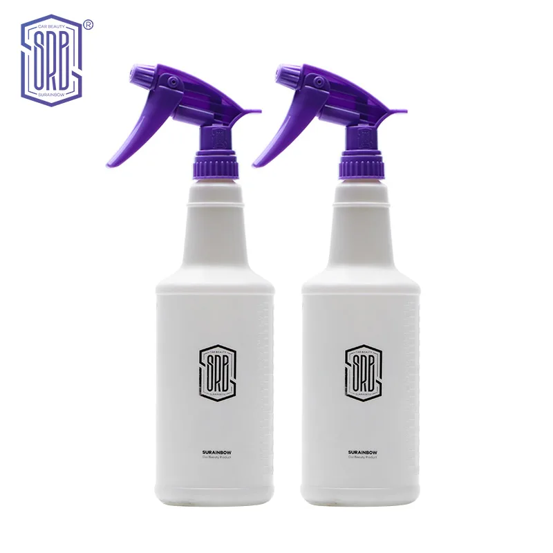 Plastic Empty Spray Bottles,Refillable Empty Spray Bottles for Cleaning Solutions,Hairspray,Watering Plants,Premium Flex Nozzle