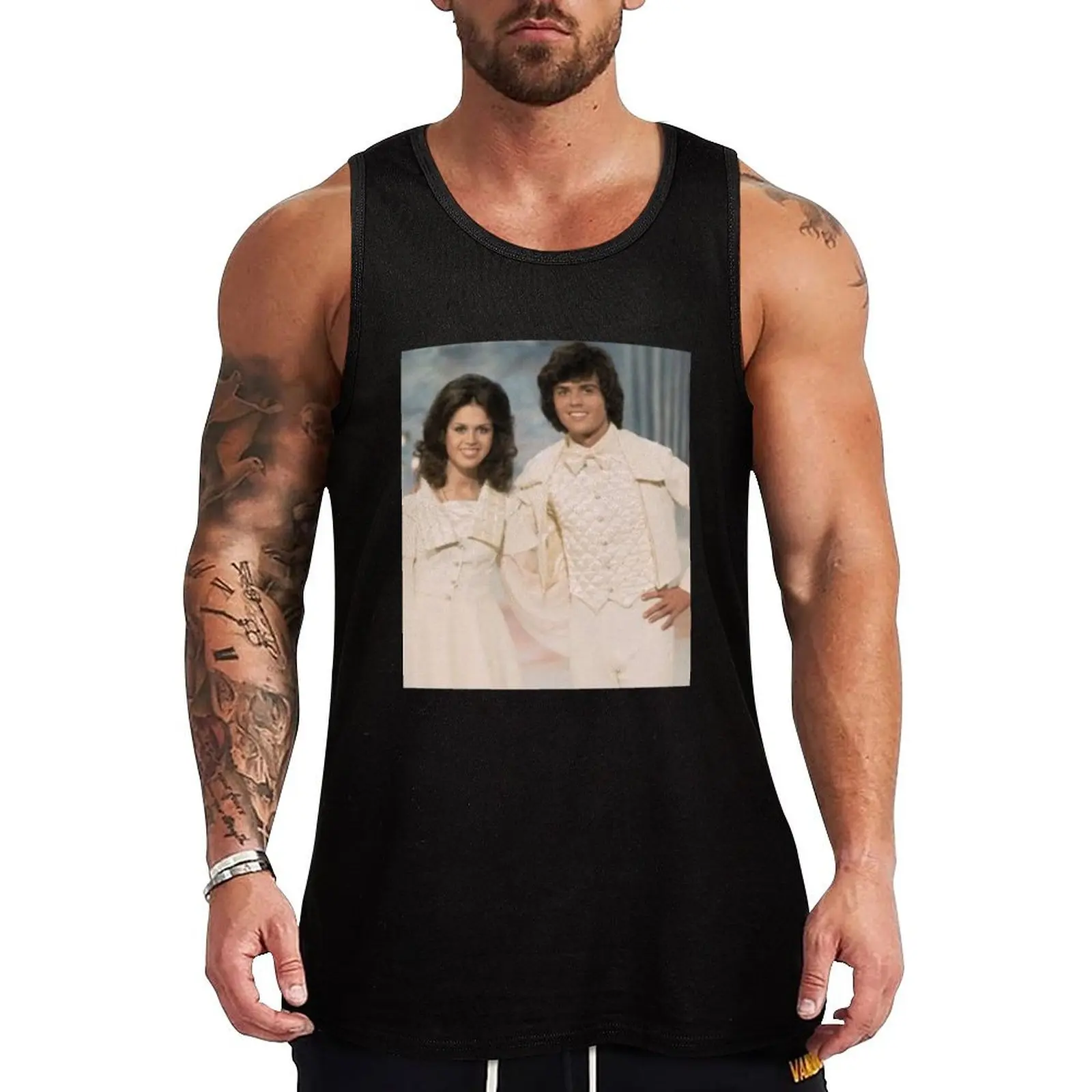 

Donny _amp_ Marie Osmond Young Young Donny Osmond Young Marie Osmond Tank Top t-shirts for men Men's t-shirt Men's vest