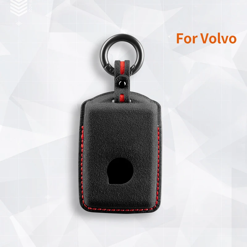 

Car Key Case Cover For Volvo XC60 XC40 XC90 S90 V60 S60 V90 2010-2022 V40 XC70 V70 S40 V50 Suede Car Key Shell Accessories