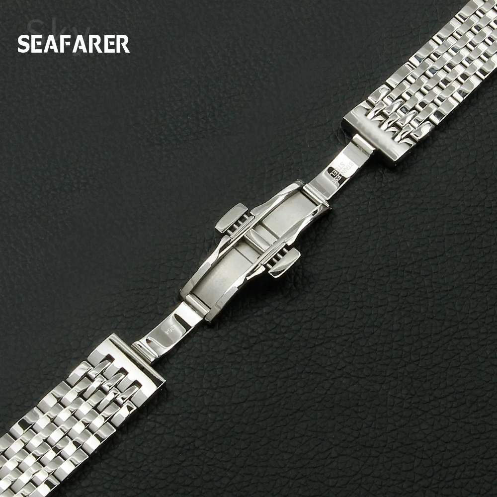 High Quality Stainless Steel Metal Watch Straps For Tissot 1853 T41 T006 Watch band Bracelet 19MM Accessories Watchband