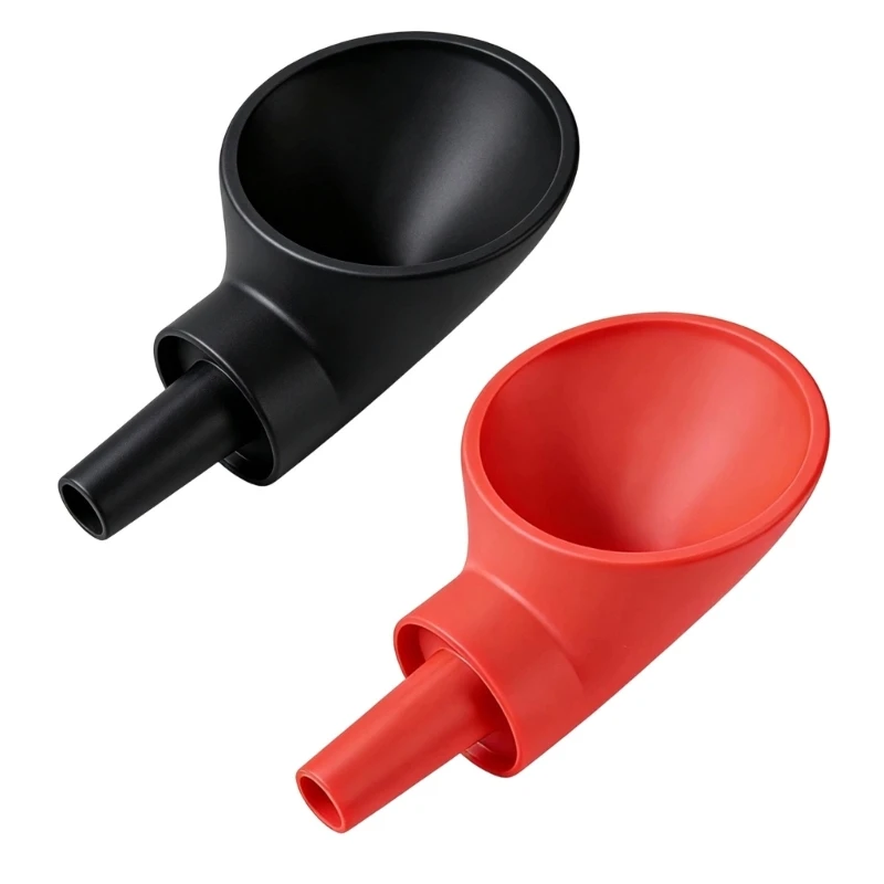 547B Wide Mouth Water Funnel, Long Outlet ABS Plastic Filling Guide for Motorhome and Travel Trailer Supply Storage