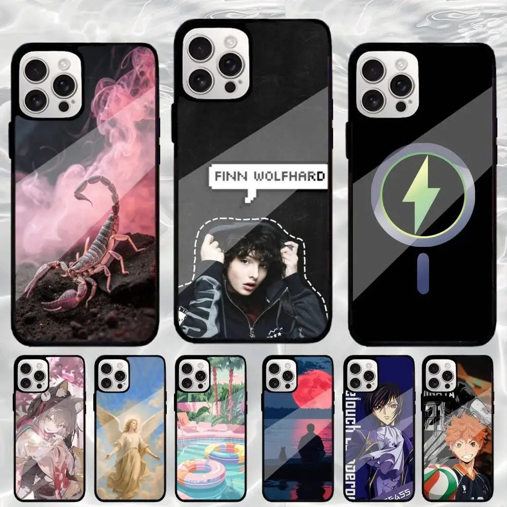 

Cool Animal Scorpion Phone Case For iPhone17,16,15,14,13,12,11 Plus,Pro Max Magnetic Magsafe Wireless Charging