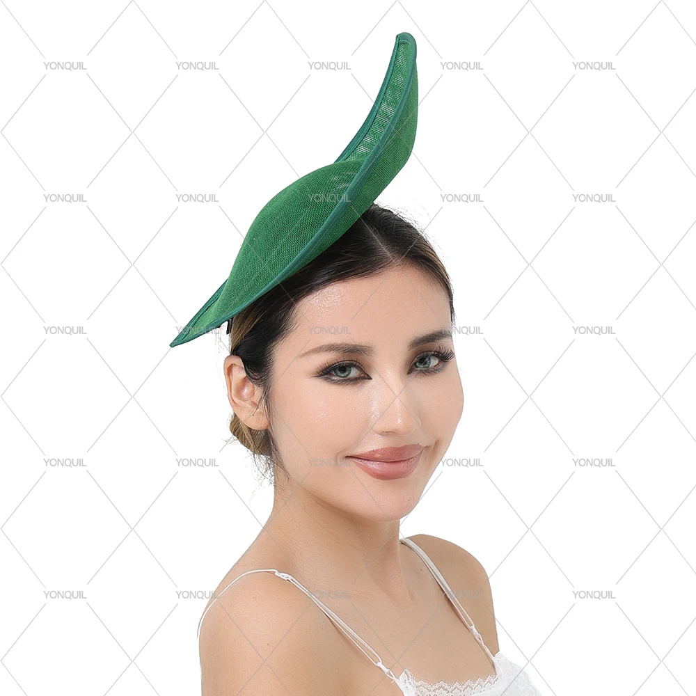 2026 neue 32 * 21 CM Zylinder Frauen Party Derby Cocktail Damen Chapeau Kappe Braut Hochzeit Basis Fascinator DIY Haar Zubehör – Detail 8