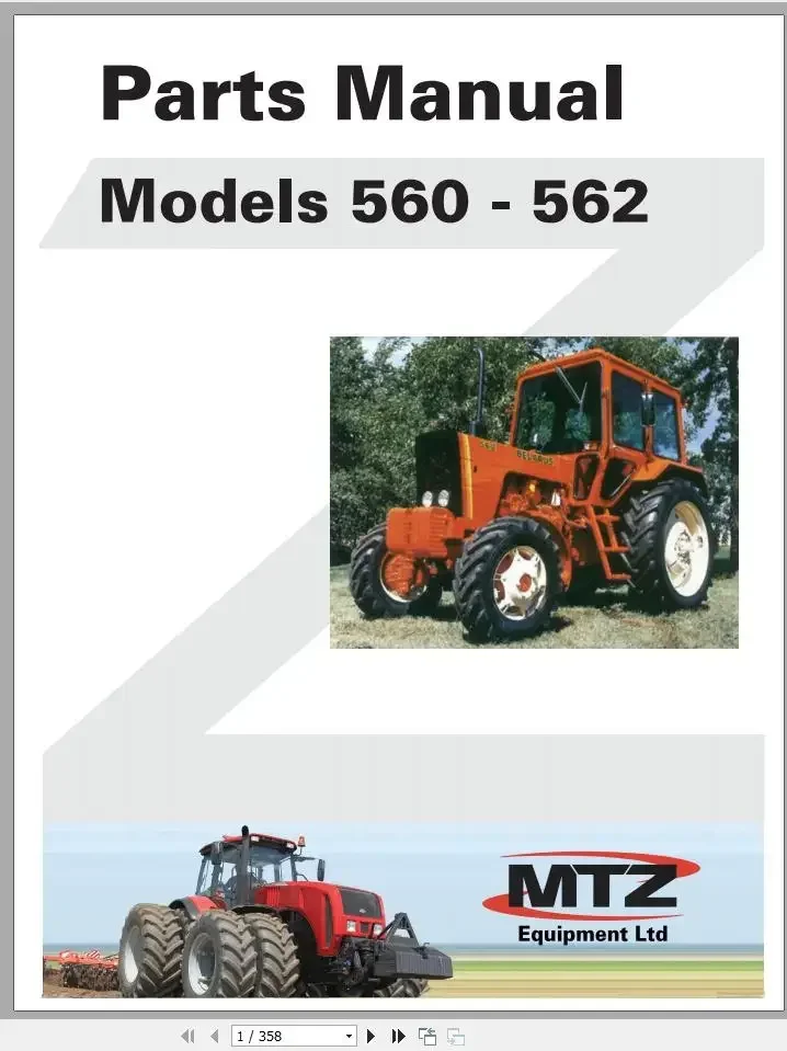 AutoEPC Belarus Agricutural Tractor 4.17 GB PDF Parts Catalog, Service,Operator Manual