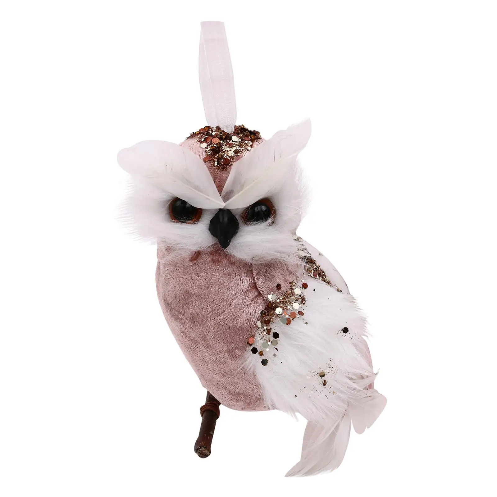 Cute Realistic Simulation Animal Lifelike Owl Handcraft for Home Outdoor Garden