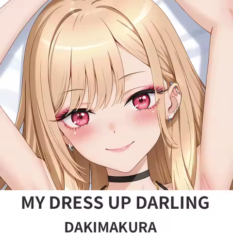 Kitagawa Marin Dakimakura 2WAY Hugging Body Pillow Case Anime My Dress Up Darling Pillow Cushion Cover