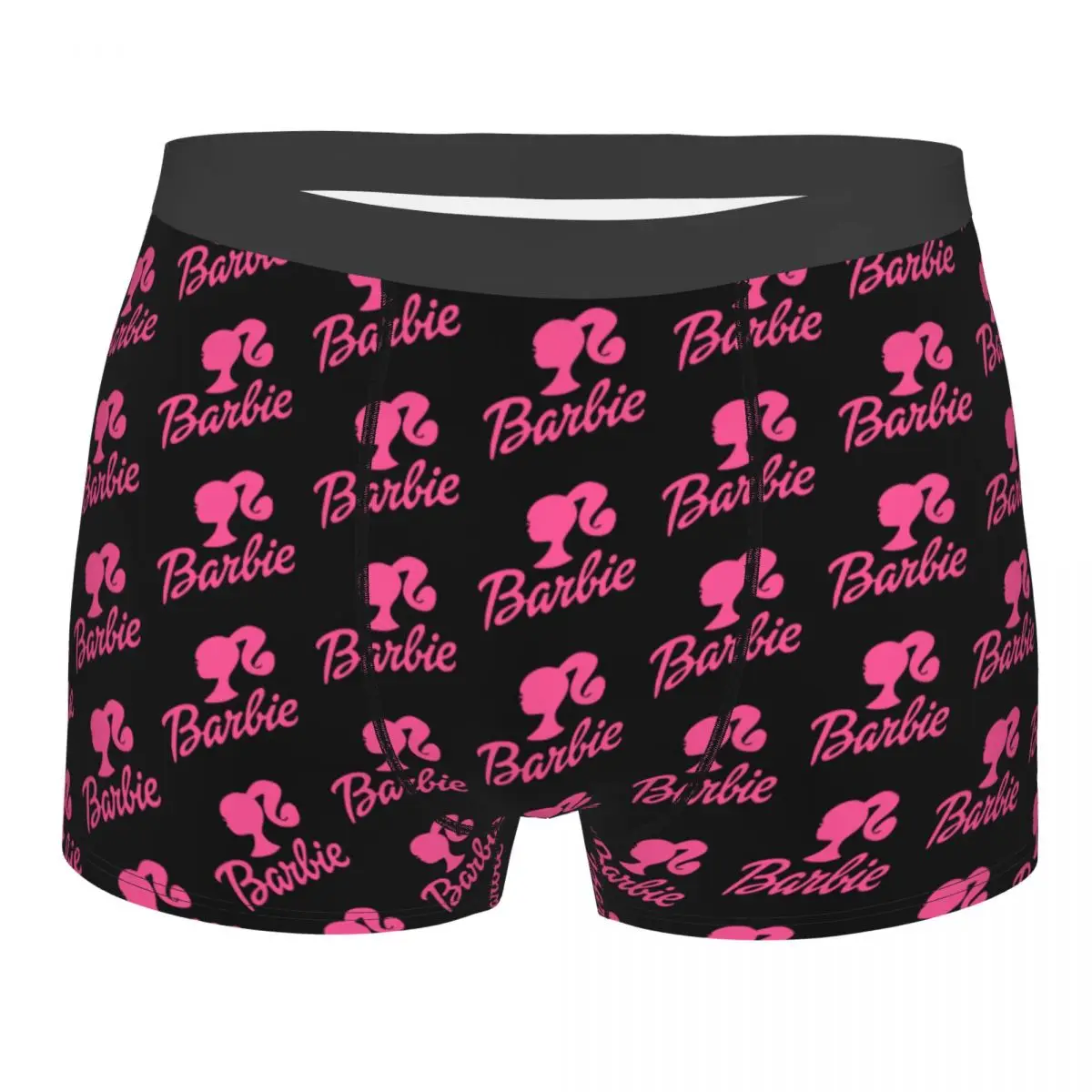 Custom Barbie Underwear Men Print Boxer Shorts Panties Briefs Soft Underpants