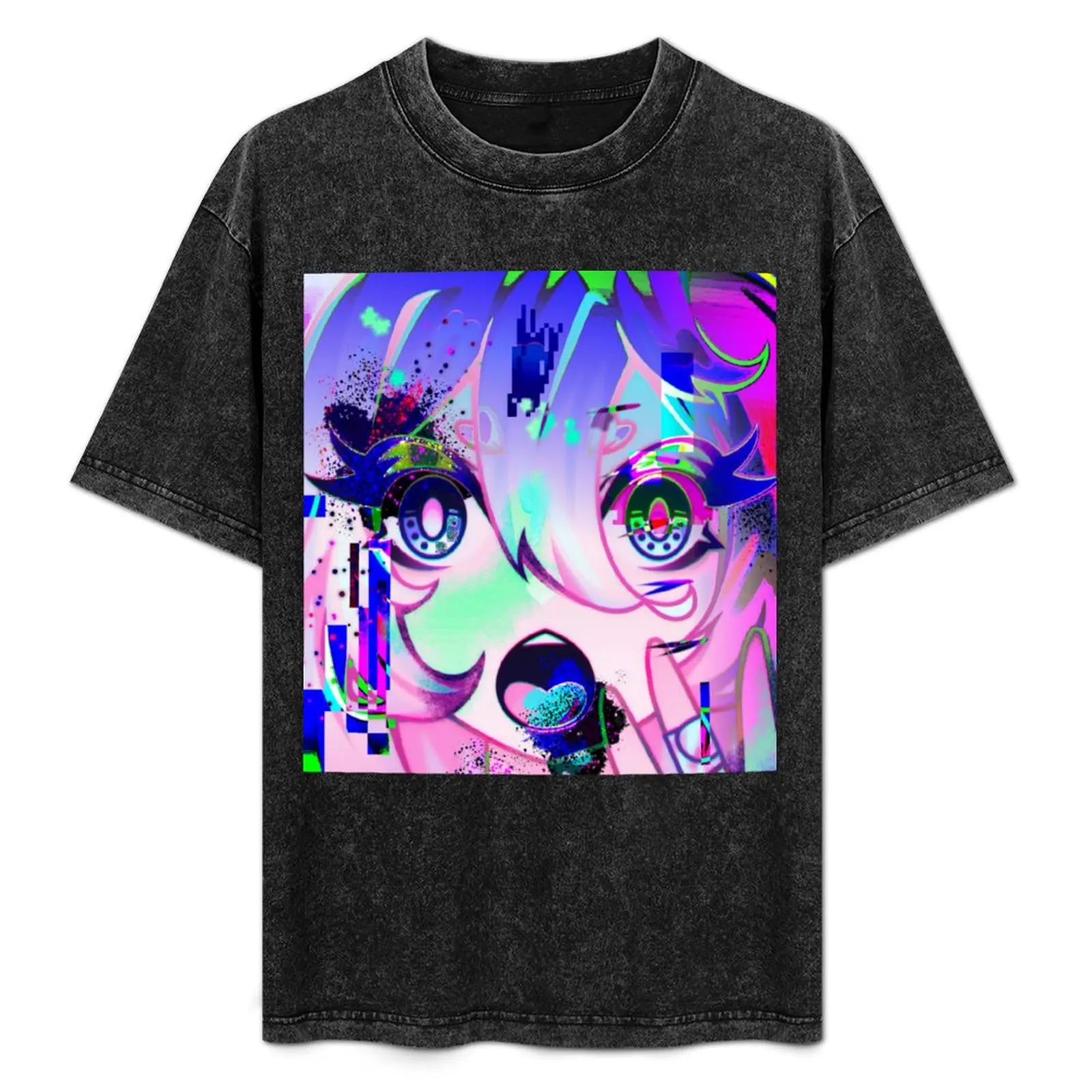 

pixels for breakfast T-Shirt anime t shirts oversize man t shirt designer t shirts for man cotton soft man tshirt T-Shirt