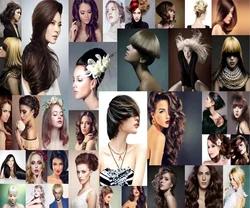 custom Self adhesive canvas material wallpaper beauty salons tooling personalized beauty hairdressing background wall mural