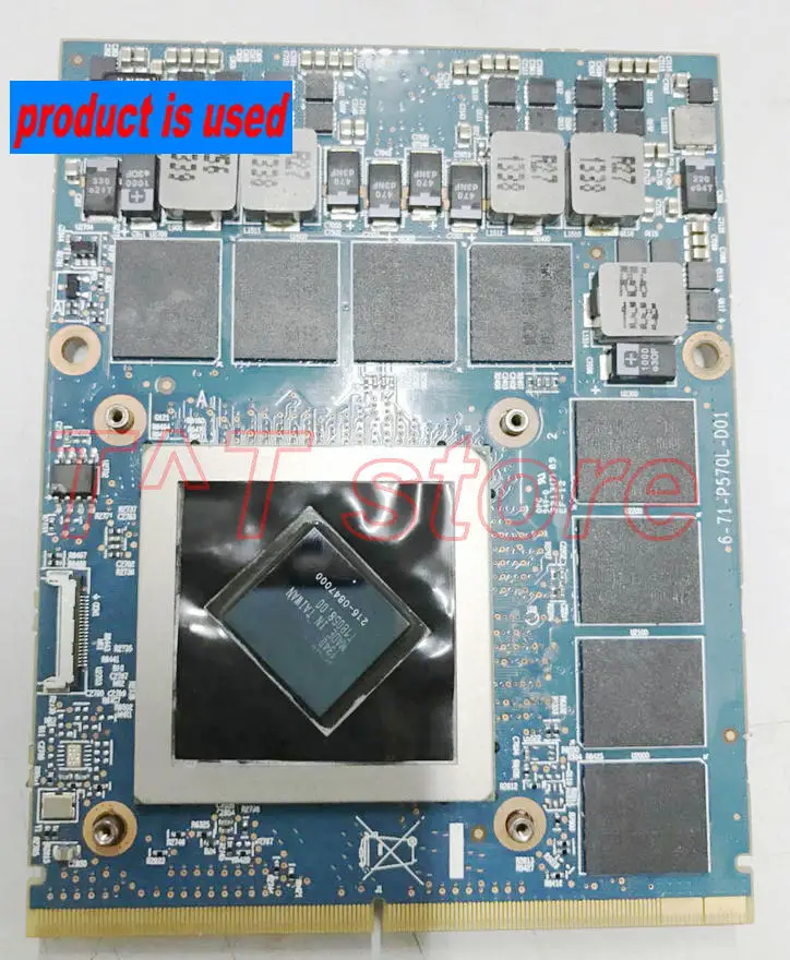 

USED R9 M290X HD 8970M HD8970M GDDR5 4G 6-71-P570L-D01 Video VGA CARD For X611 X7200 X8100 P150SM P170SM P375SM P177SM P157SM