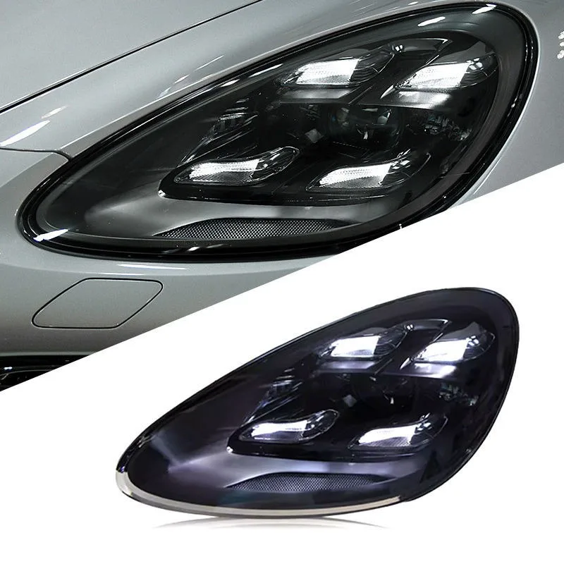 

2pcs Auto Car Parts for Porsche 958 Cayenne 958.1 958.2 2011-2018 Headlight Upgrade to 2023 Matrix Style LED Headlights