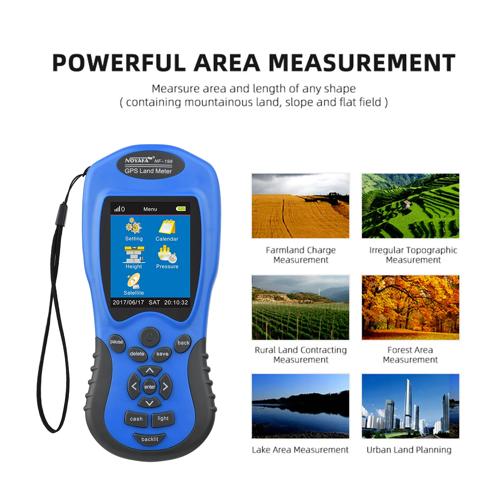 NOYAFA NF-188: المقياس الرقمي للمساحة والطول باستخدام تقنية GPS – تقييم عملي من مستخدم حقيقي
