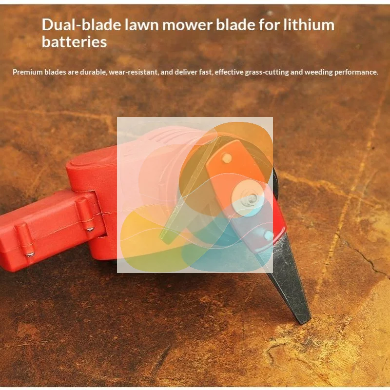 Lithium Grass Trimmer Head Manganese Steel Dual Edge Weed Blade Durable Garden Lawn Care Accessory for Yard Maintenance